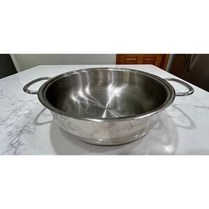 Inoxtherm 13" Dietetic Minoxpran Stainless Steel bowl Made in Italy